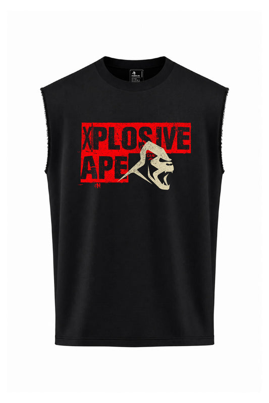 XAPE Apex Icon Oversized Vest - Black