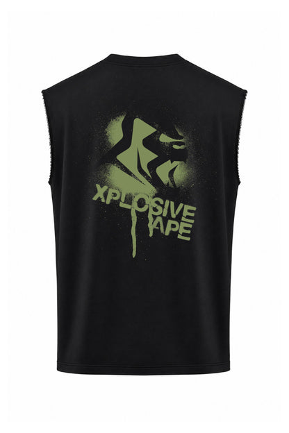 XAPE Canister Oversized Vest - Black