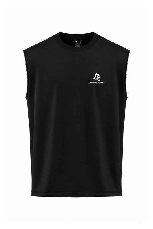 XAPE Garage Strength Oversized Vest - Black