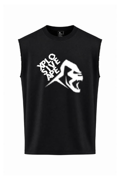 XAPE Turbulence Oversized Vest - Black