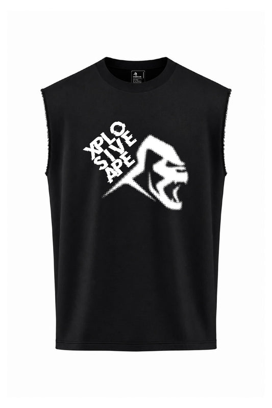 XAPE Turbulence Oversized Vest - Black