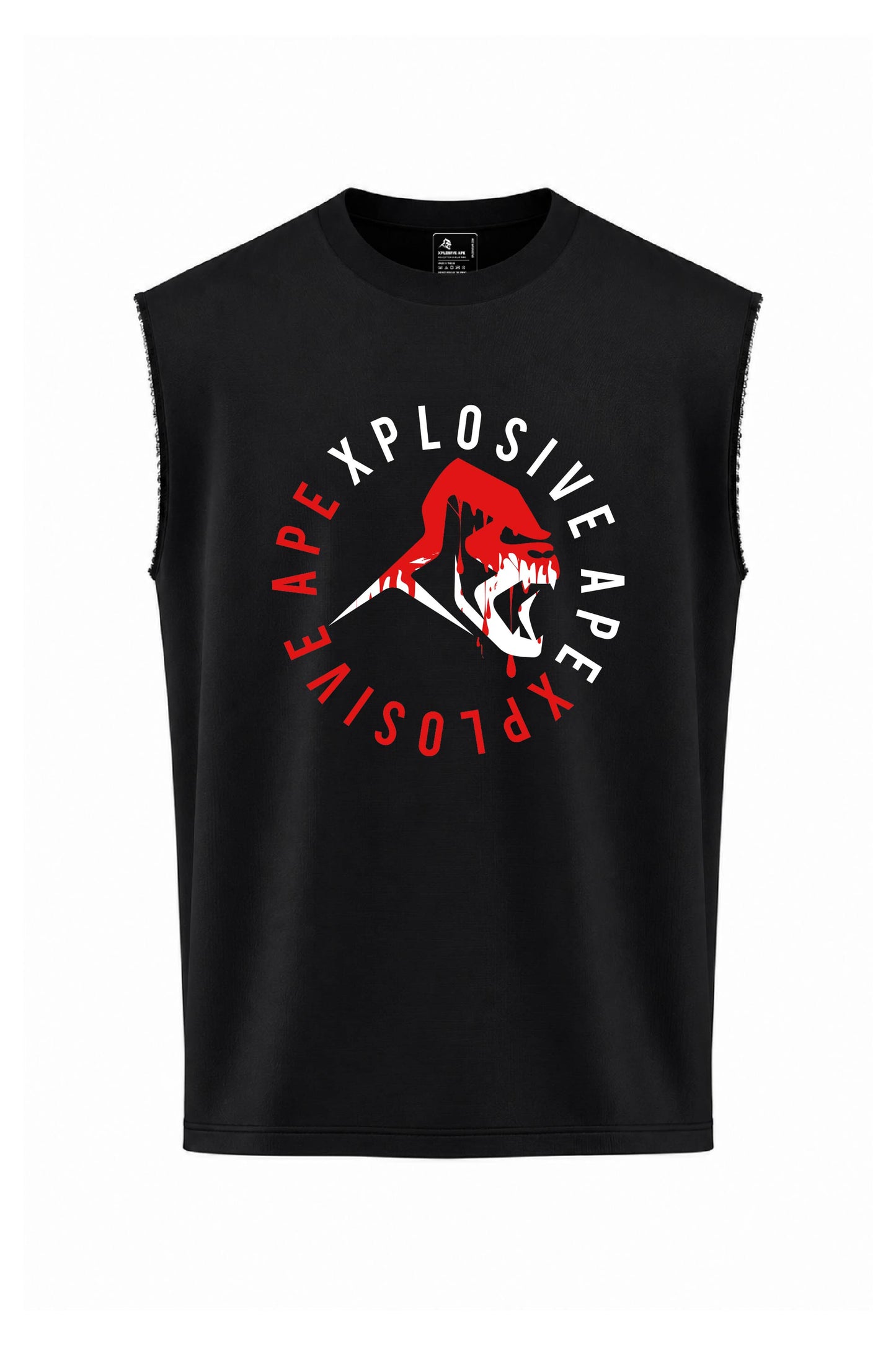 XAPE Bloodshed Oversized Vest - Black