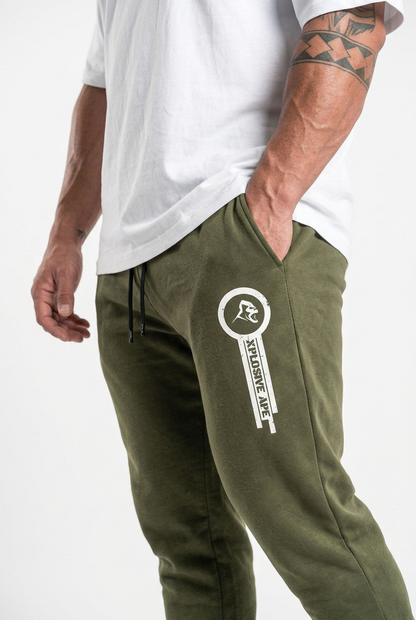 XAPE Panelled V4 Joggers - Khaki