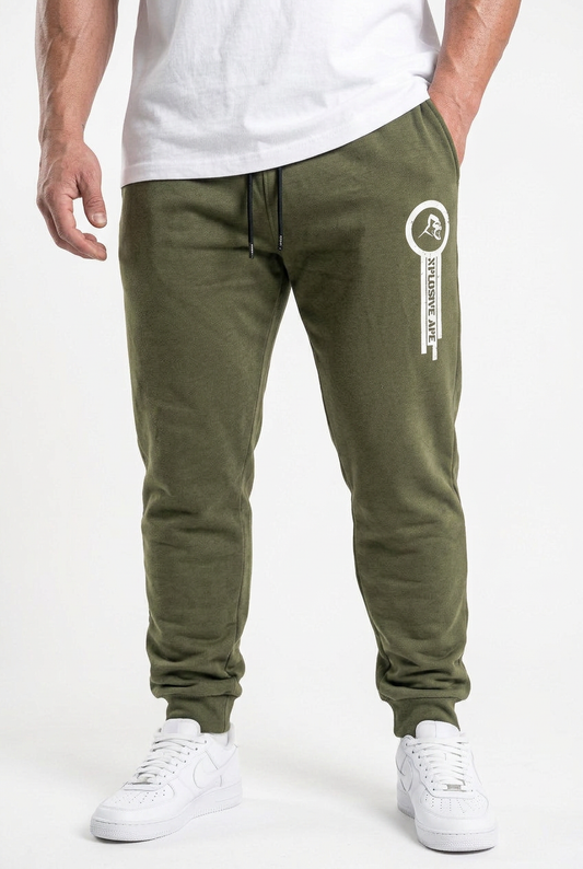 XAPE Panelled V4 Joggers - Khaki