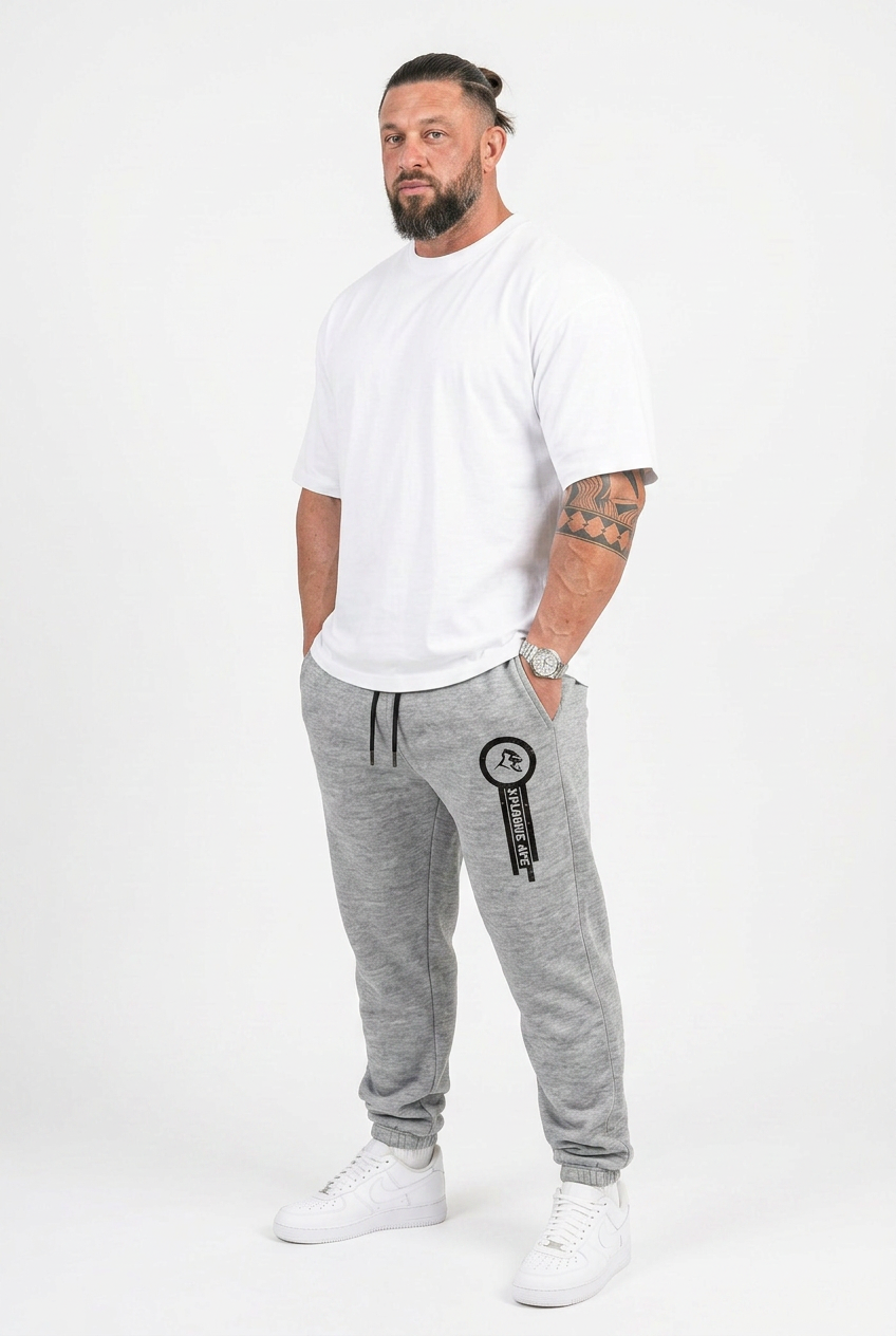 XAPE Panelled V4 Joggers - Sports Grey