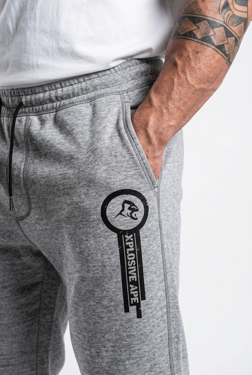 XAPE Panelled V4 Joggers - Sports Grey