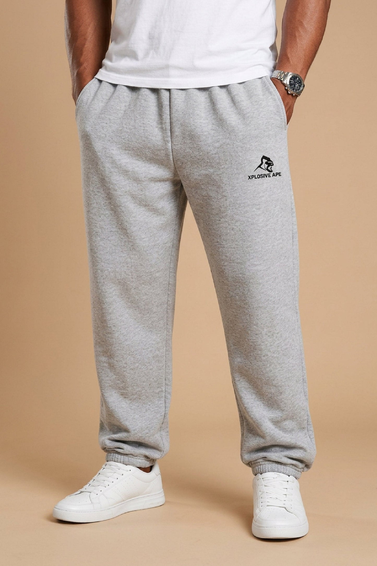 XAPE Prime Oversized Joggers - Ash Grey
