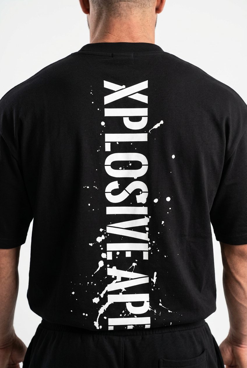 XAPE Smackdown V2 Oversized Tee - Black