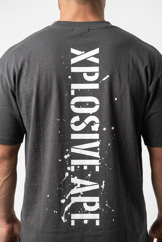 XAPE Smackdown V2 Oversized Tee - Charcoal