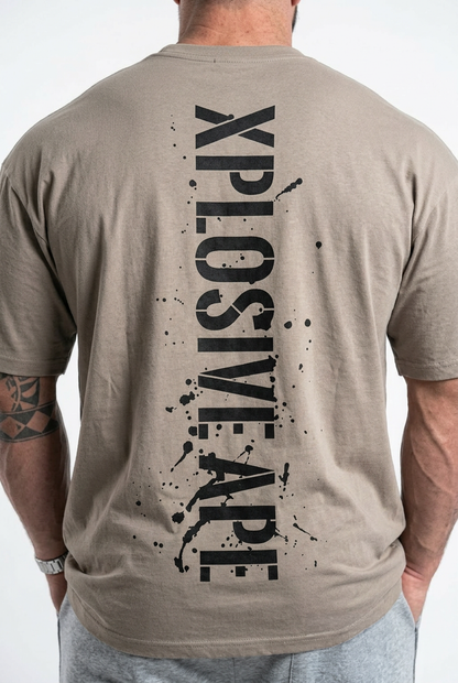 XAPE Smackdown V2 Oversized Tee - Sand