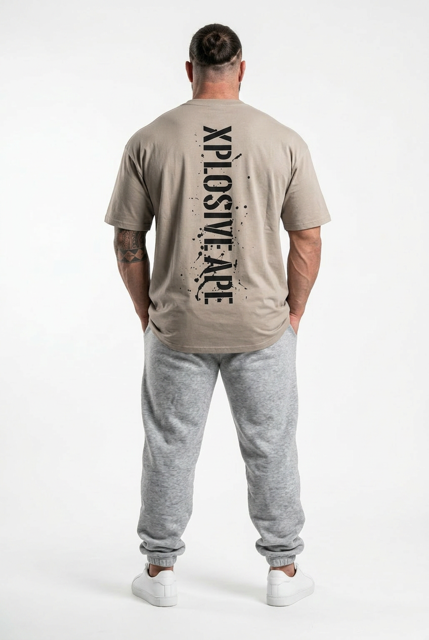 XAPE Smackdown V2 Oversized Tee - Sand