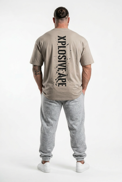 XAPE Smackdown V2 Oversized Tee - Sand
