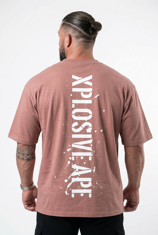 XAPE Smackdown V2 Oversized Tee - Dusty Pink
