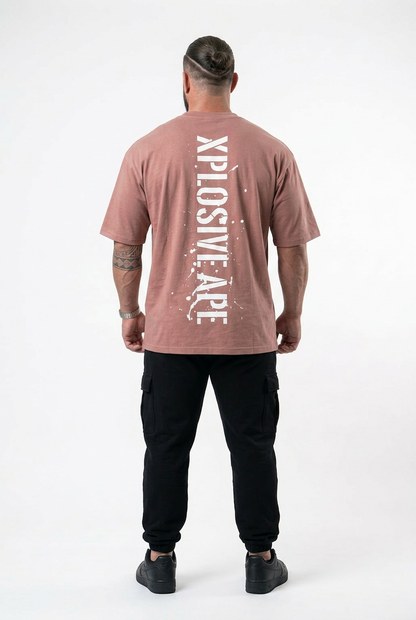 XAPE Smackdown V2 Oversized Tee - Dusty Pink