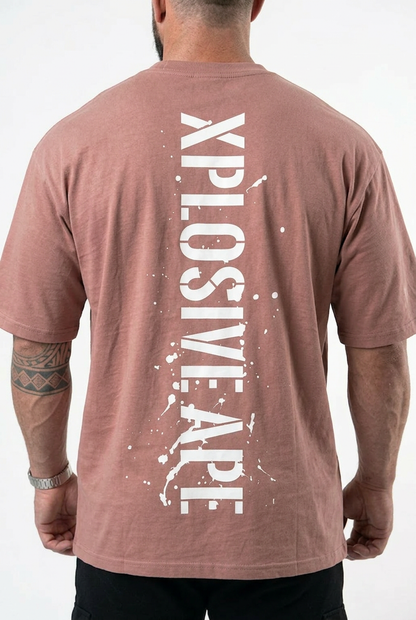 XAPE Smackdown V2 Oversized Tee - Dusty Pink