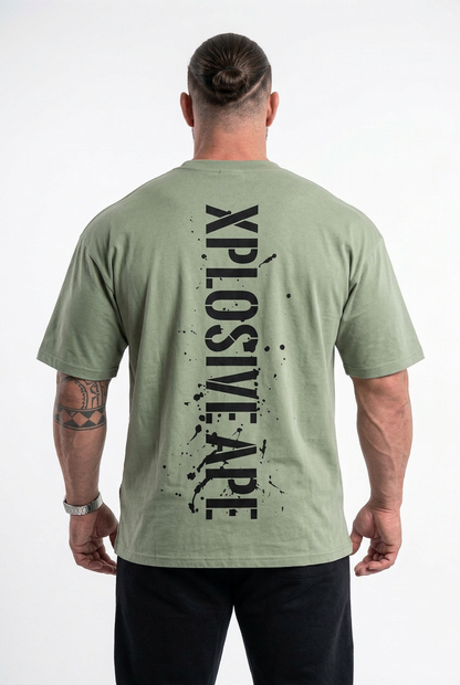 XAPE Smackdown V2 Oversized Tee - Sage