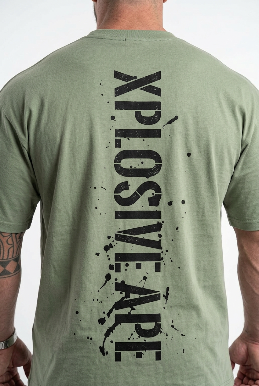 XAPE Smackdown V2 Oversized Tee - Sage