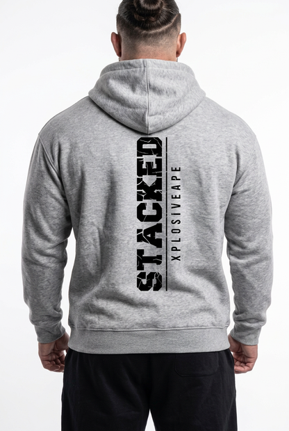 XAPE Stacked Hoodie - Sports Grey