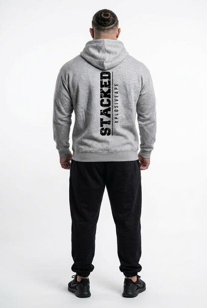 XAPE Stacked Hoodie - Sports Grey