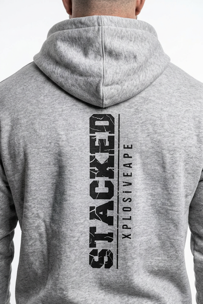 XAPE Stacked Hoodie - Sports Grey