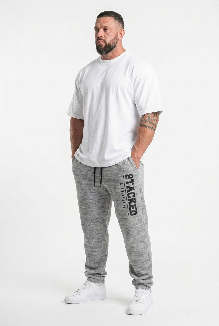 XAPE Stacked Joggers - Sports Grey