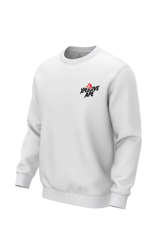 XAPE Classic Stencil Logo Sweatshirt - White