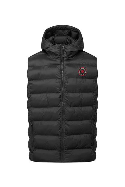 XAPE Core Hooded Bodywarmer Jacket - Black