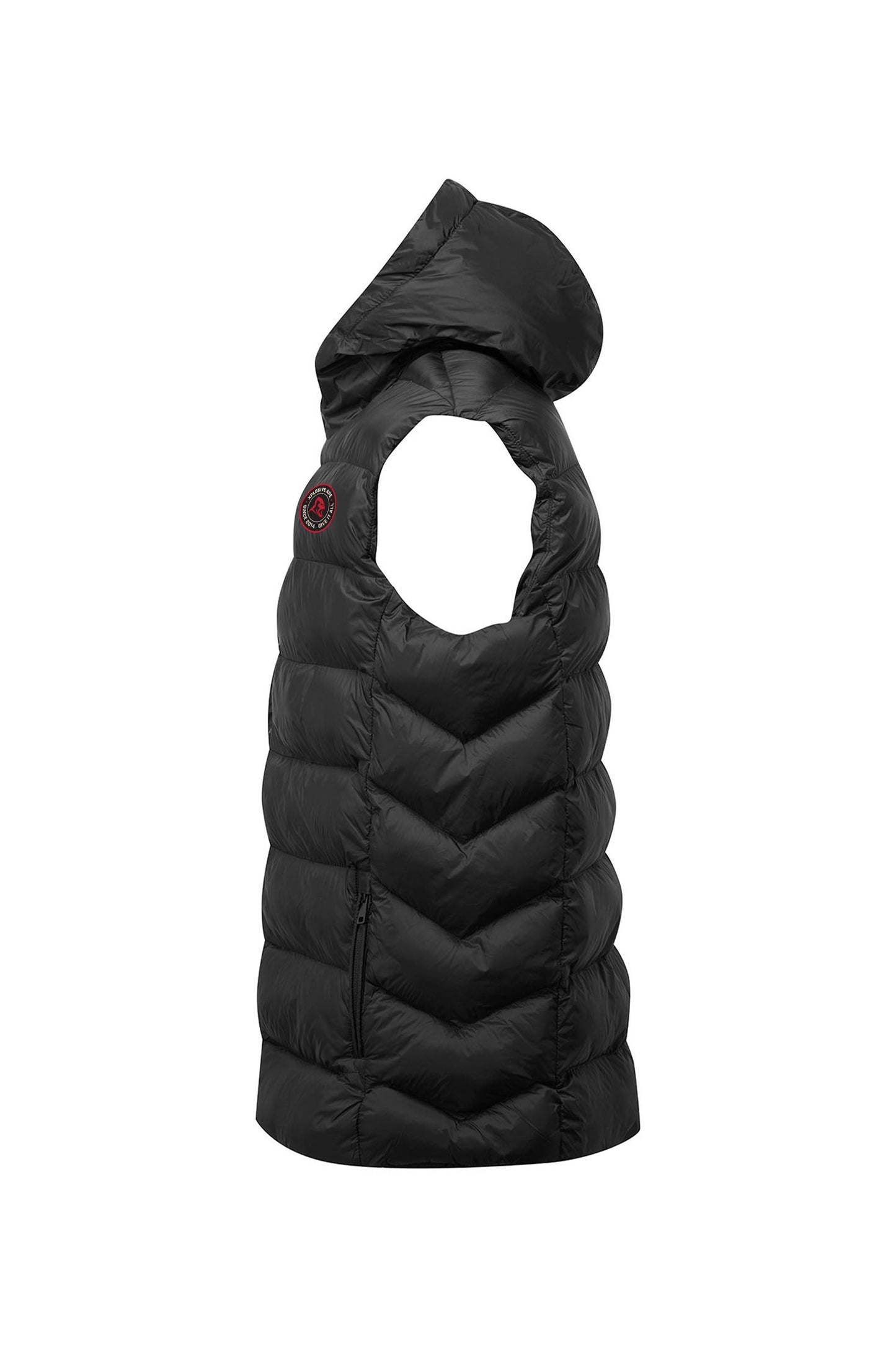 XAPE Core Hooded Bodywarmer Jacket - Black