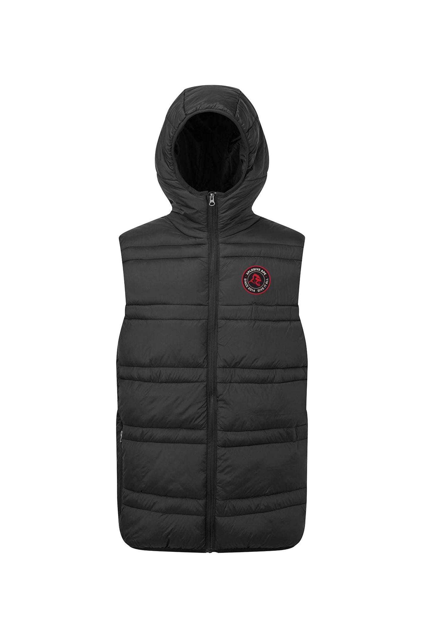 XAPE Core Issue Hooded Bodywarmer Jacket - Black