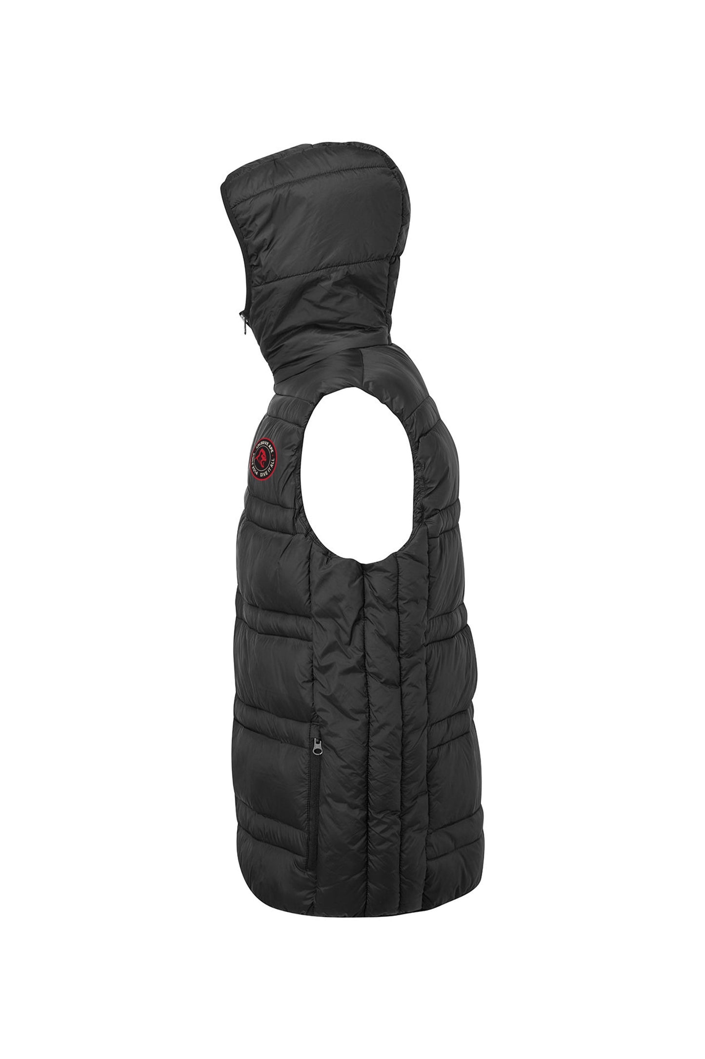 XAPE Core Issue Hooded Bodywarmer Jacket - Black