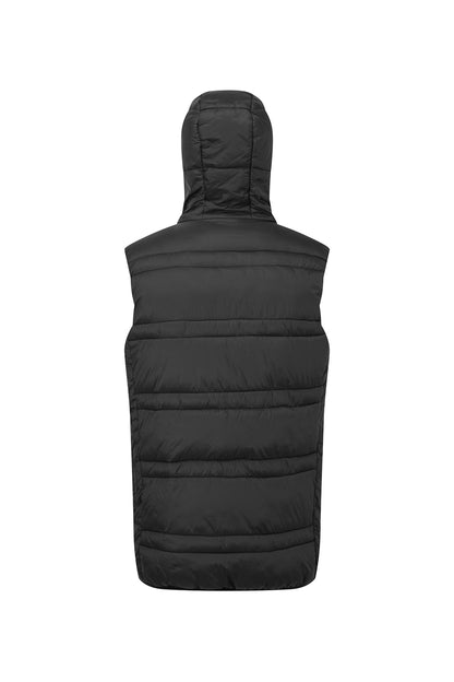 XAPE Core Issue Hooded Bodywarmer Jacket - Black