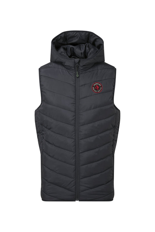 XAPE Core Issue Padded Bodywarmer Jacket - Black