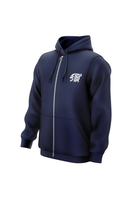 XAPE Ultimate Ape V2 Zip Hoodie - Navy