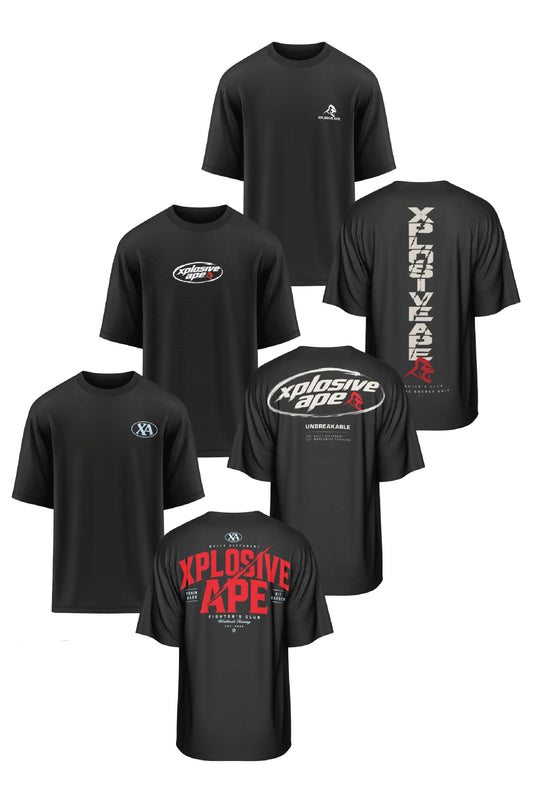 XAPE Vertex Oversized 3 Tees Pack