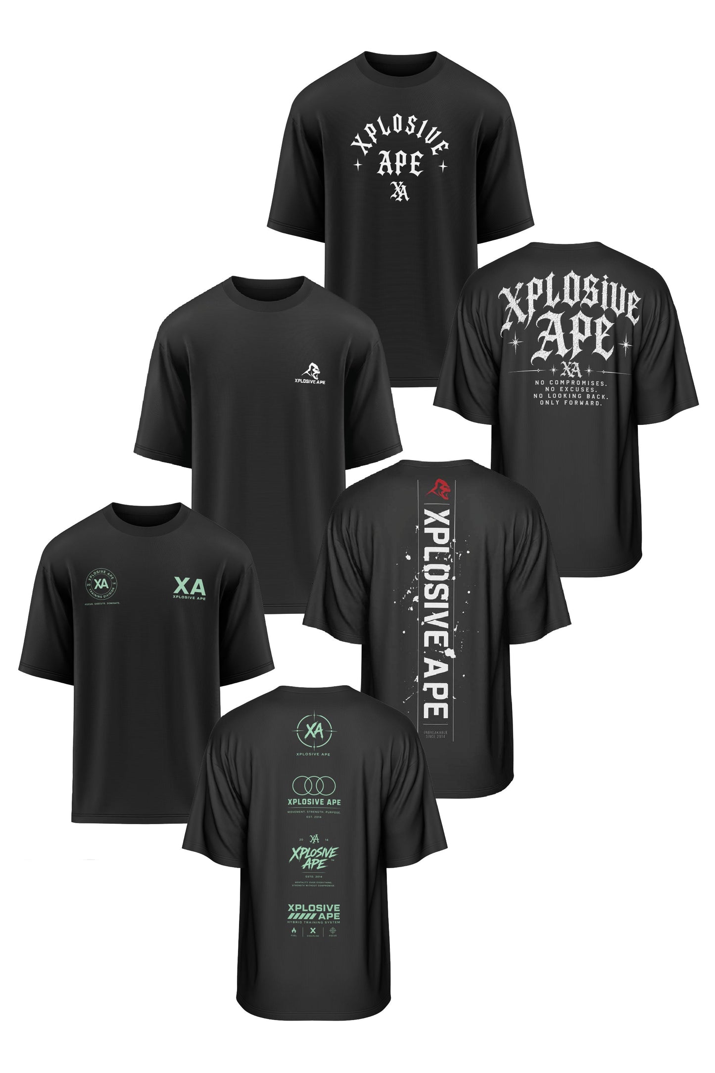 XAPE Chaos Oversized 3 Tees Pack