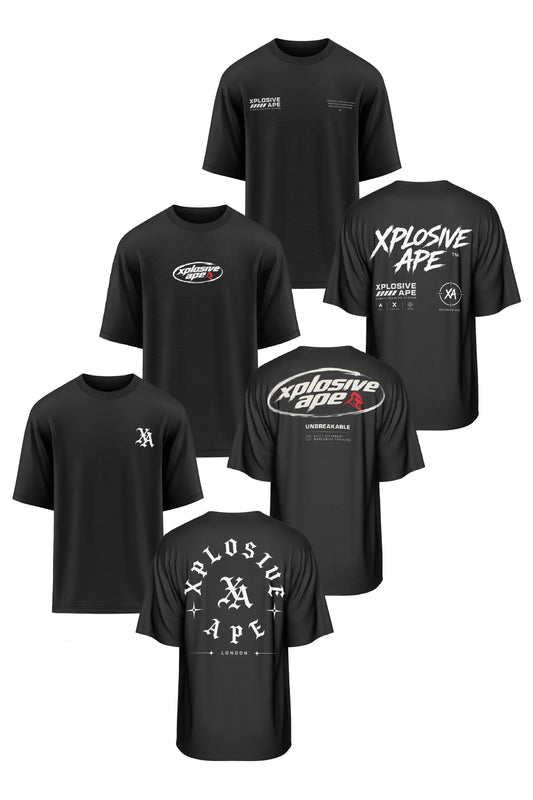 XAPE Voltage Oversized 3 Tees Pack