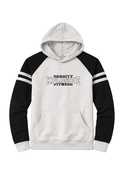 XAPE Strike Force Raglan Hoodie - Oatmeal Heather/Black