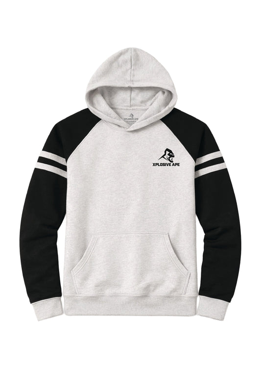 XAPE Classic Raglan Hoodie - Oatmeal Heather/Black