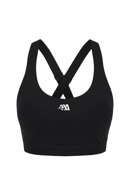 XA Women's Core Logo Impact Sports Bra - Black