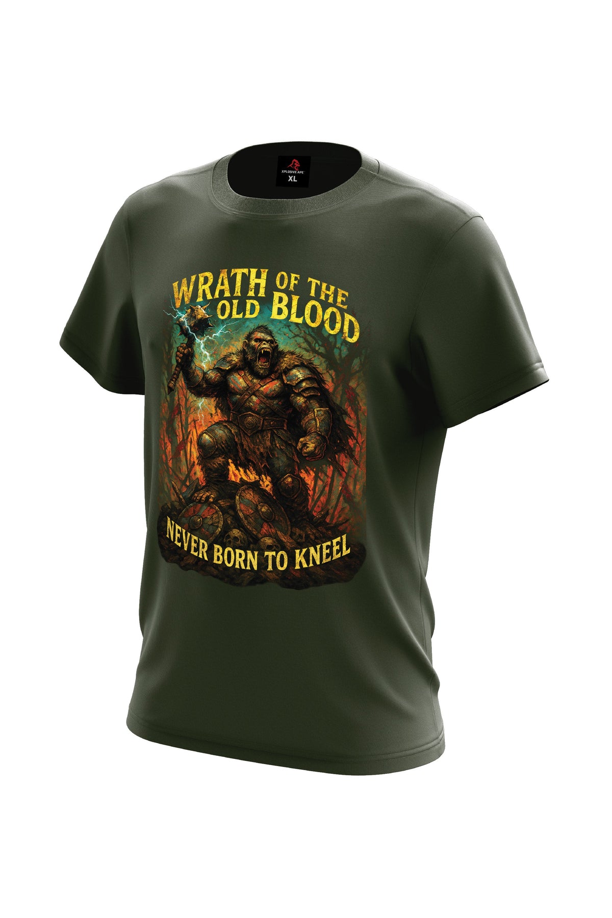 XAPE Old Wrath Tee - Forest Green