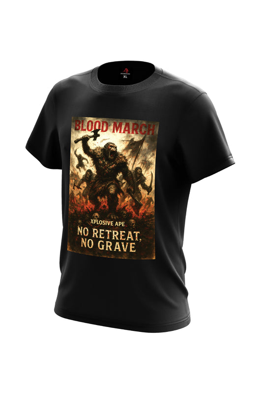 XAPE Blood March Tee - Black